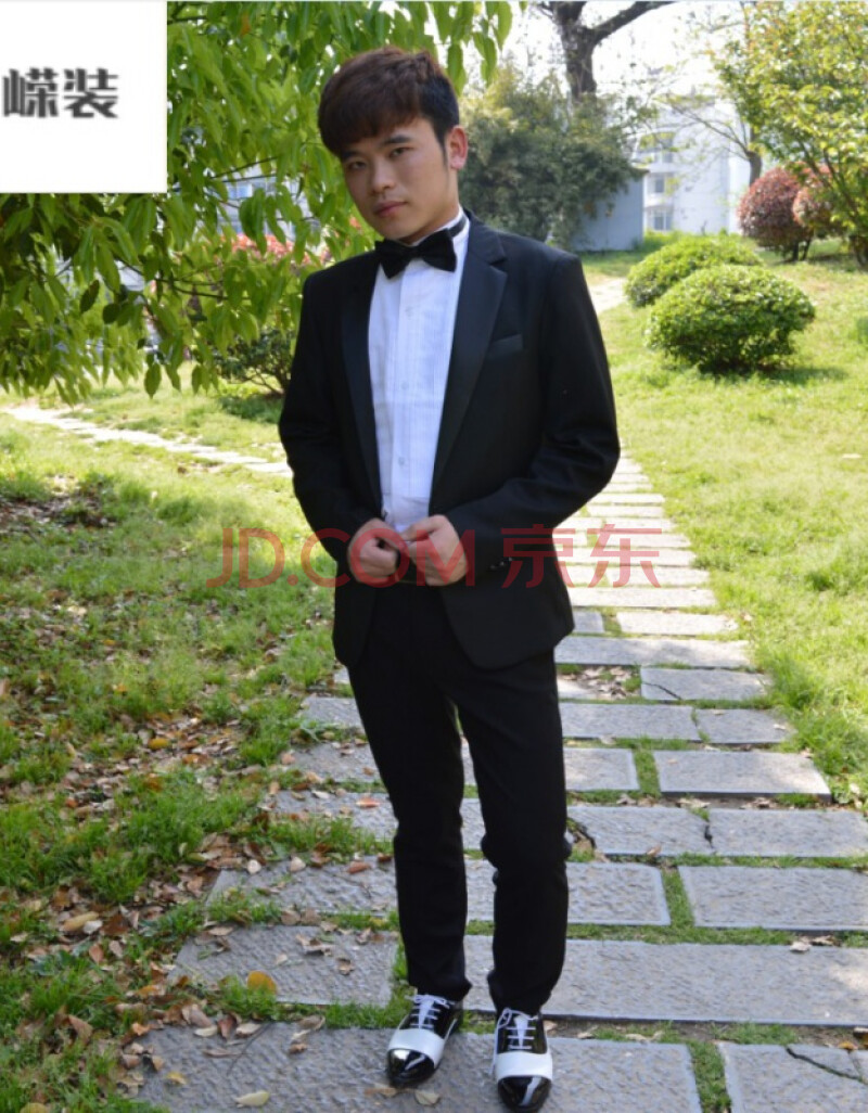 新款男士舞台主持演出艺考西装礼服新郎结婚伴郎影楼拍照西服套装擎嵘