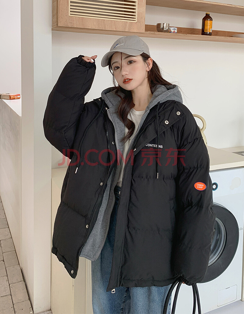 以影冬季外套女学生时尚秋冬款高中生初中生衣服女韩版宽松2021冬季