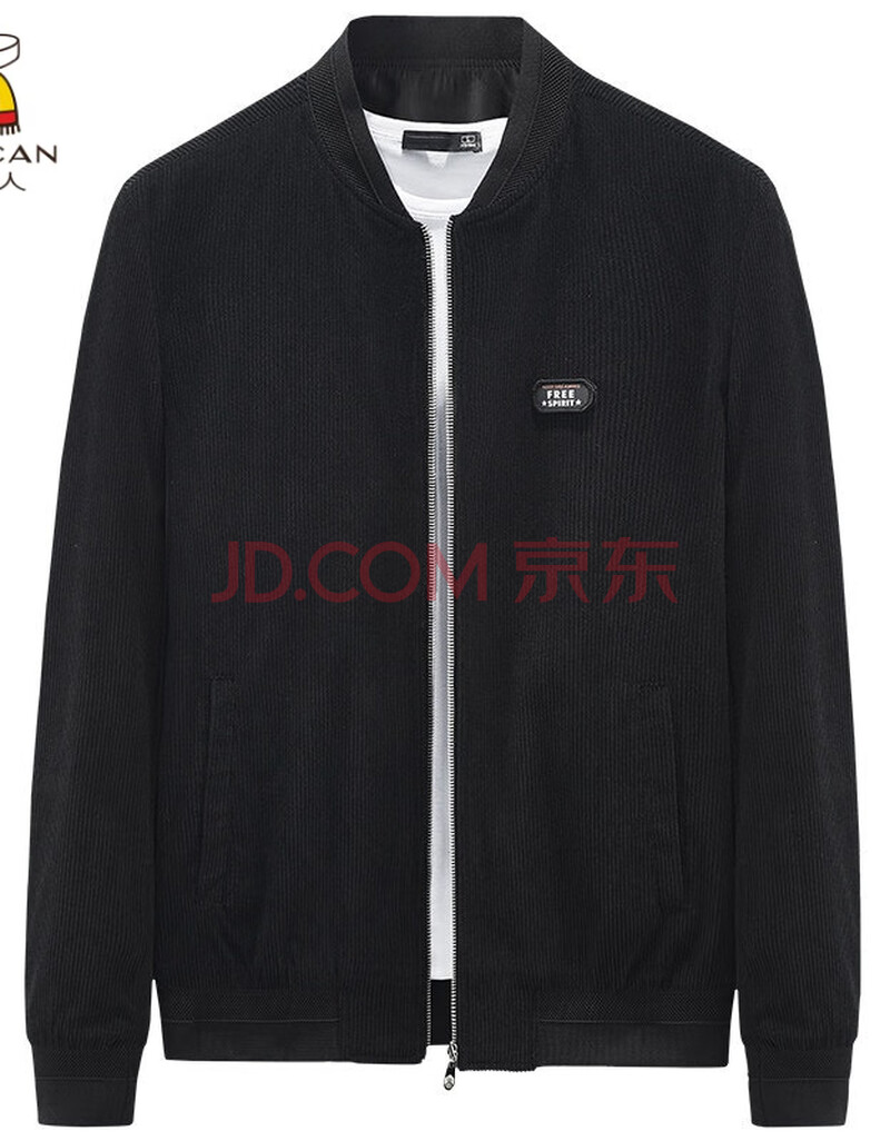 【稻草人旗舰官方店】高档品牌男装灯芯绒男士外套春秋韩版潮流帅气