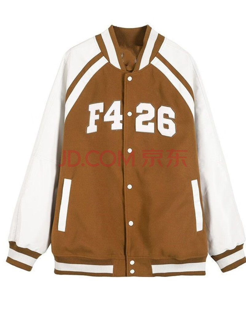【喻言同款】f426棒球服工装外套街头复古秋季宽松短外套男女情侣装