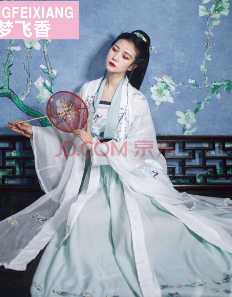 梦飞香中国风 苍帝 汉服 非古装夏对襟齐襦裙汉服重工
