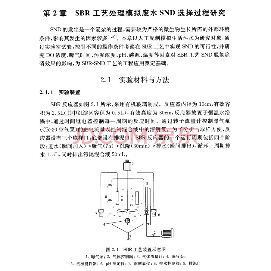 序批式生物反应器脱氮除磷理论与工艺