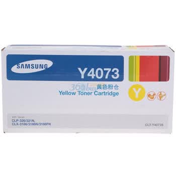 三星（SAMSUNG）CLT-Y4073S/XIL黄色墨粉 (适用CLP-328 326 321N 3186)