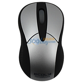 宜客莱（ECOLA）MA-WL011SL Smart Nano2.4G无线迷你鼠标(银色)