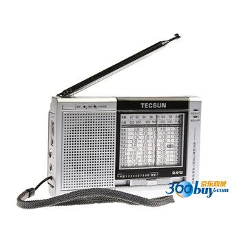 德生（Tecsun）R-912收音机（银色）
