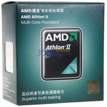AMD Athlon II X4（速龙II四核）645 盒装CPU（Socket AM3/3.1GHz/2M二级缓存/45纳米/95W）