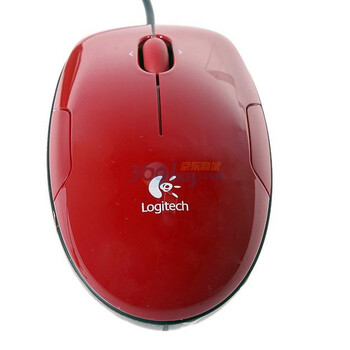 罗技（Logitech）LS1 激光鼠标 红色