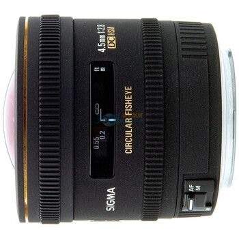 适马（SIGMA）AF 4.5mm F2.8 EX DC CIRCULAR FISHEYE HSM（佳能卡口）数码相机专用镜头