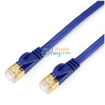 包尔星克（PowerSync）C7PB10FL 超高速七类扁平网线 10米
