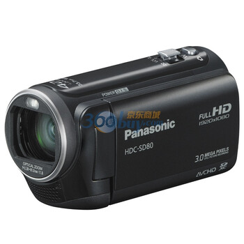 松下（Panasonic） HDC-SD80GK数码摄相机 黑色