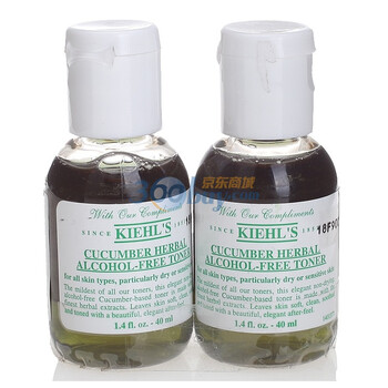 科颜氏KIEHLS黄瓜植物精华爽肤水40ml2支装