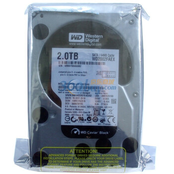 西部数据（Western Digital）WD2002FAEX 3.5英寸 2TB 7200转 64M SATA 6Gb/s 台式机硬盘