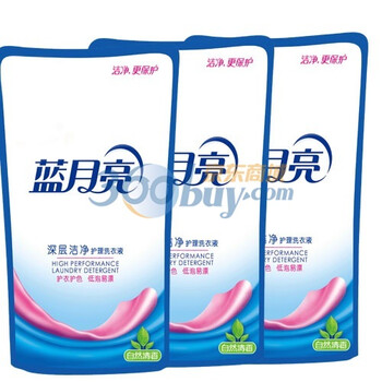 蓝月亮3袋自然香洁净护理洗衣液袋装500g