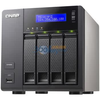 威联通（QNAP）TS-419P II 网络存储服务器