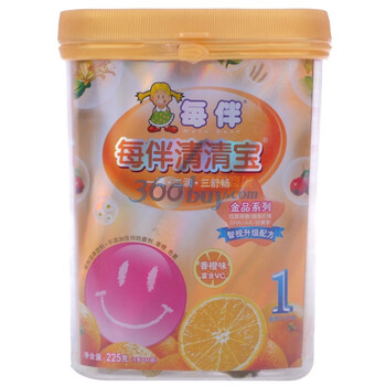 每伴金品香橙桶装清清宝1段