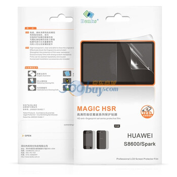 邦克仕（Benks）Magic HSR高清防指纹保护膜华为HUAWEI S8600/Spark