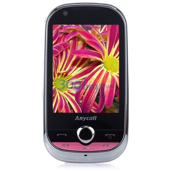 三星（SAMSUNG）M5650U 3G手机（粉白色）WCDMA/GSM