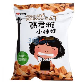 中国台湾张君雅小妹妹和风鸡汁拉面条饼65g*5袋