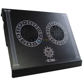 捷冷（EVERCOOL）黄道十二宫 NP-301-BK 笔记本散热器（黑色）适用于9-15寸笔记本