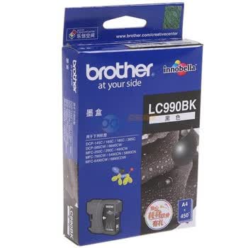 兄弟(brother) LC990BK 黑色墨盒(适用DCP-145C/165C/385C/MFC-250C/290C/490CW/790CW/5490CN）