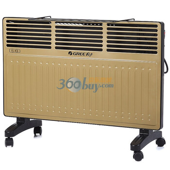 格力（GREE）防水快热炉取暖器 NBDA-22 居浴两用 1100W/2200W 两档可调