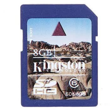 金士顿（kingston）8GB SDHC 存储卡（CLASS6）