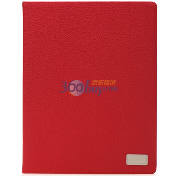 悠果（YOGO）Omnibook ipad2 三角度可调节支架式真皮保护套 红色