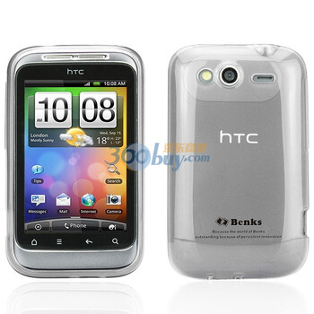 邦克仕（Benks）Magic Jelly移动数码产品专用保护壳（适用于HTC Wildfire S透白色）