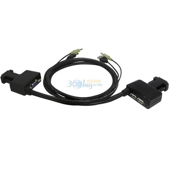 友讯网络(D-Link)DKVM-92U 带音频功能 线机一体式 USB接口 SOHO级 KVM切换器
