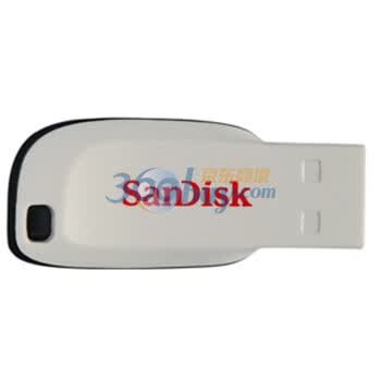 SanDisk（闪迪）Cruzer CZ50 4GB U盘-白色限量版