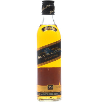 Johnnie Walker尊尼获加黑牌特制高级12年陈酿调配型苏格兰威士忌 375ml