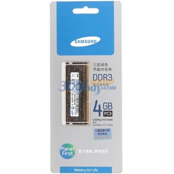 三星（SAMSUNG）DDR3 1333 4G 笔记本内存