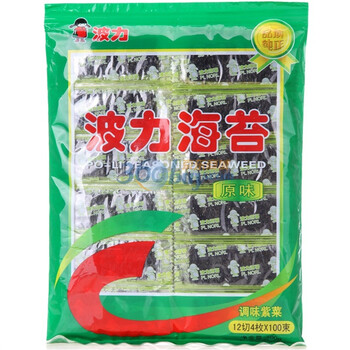 波力海苔袋装100g