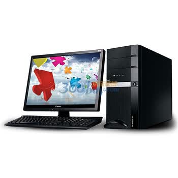 清华同方（TongFang）精锐X5-B101 台式电脑（双核E5800 2G 500G DVD 18.5寸液晶显示器 键鼠 三年上门服务）