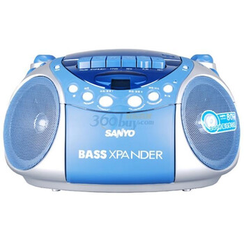 三洋（SANYO）镭射CD双卡双复读双声道收录机MCD-R220F