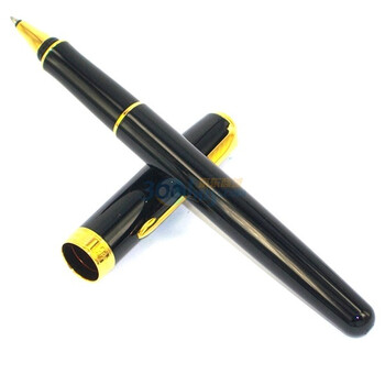 派克(parker)08款卓尔系列纯黑丽雅金夹宝珠笔