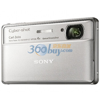 索尼（SONY） DSC-TX100 数码相机 银色（1620万像素 3.5寸屏 4倍光变 25mm广角）