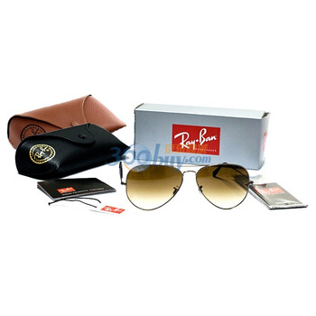 Ray-Ban 雷朋 意大利进口飞行员系列茶色镜片