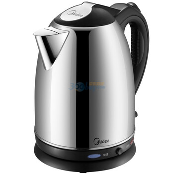 美的（Midea）15S02J 不锈钢电水壶 1850W 1.5L 不锈钢滤网 不锈钢壶内盖 壶内全不锈钢