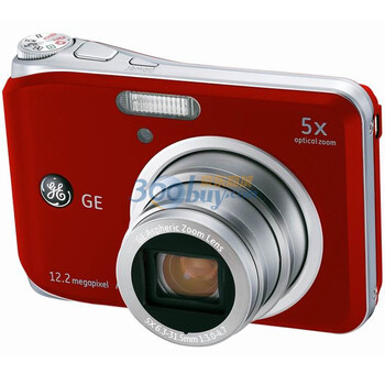 通用（GE） A1250 数码相机（红色）
