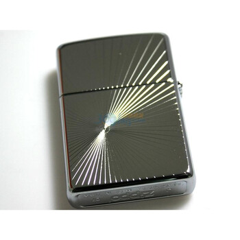 ZIPPO打火机光芒四射镜面雕刻24208两面刻射线