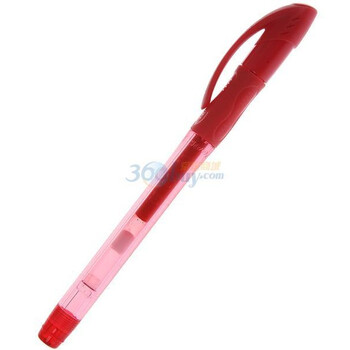 比克Velocity极速直杆中性笔0.5mm红色Velocity Stic Gel