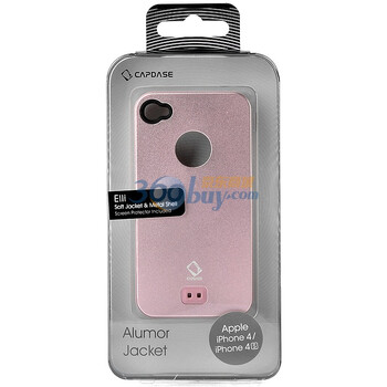 卡登仕（CAPDASE）Iphone4S金属战士(粉色) 手机保护壳 适用于苹果Iphone4/ Iphone4S