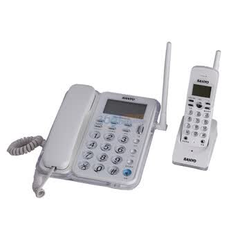 三洋（SANYO）HWCD3232(9)TSDL（来电显示无绳电话机) -白