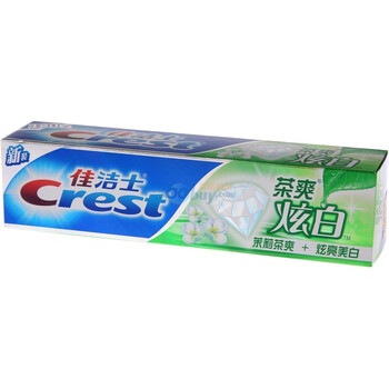佳洁士茶爽炫白牙膏（茉莉茶香型）120克（6支装）