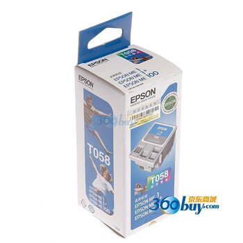 爱普生（Epson）T058 两支彩色墨盒 C13T058080BD（适用Me1/Me1+/Me100）