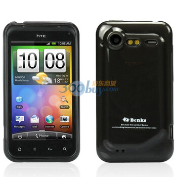 邦克仕（Benks）Magic Jelly移动数码产品专用保护壳（适用于HTC Incredible S/G11透黑色）