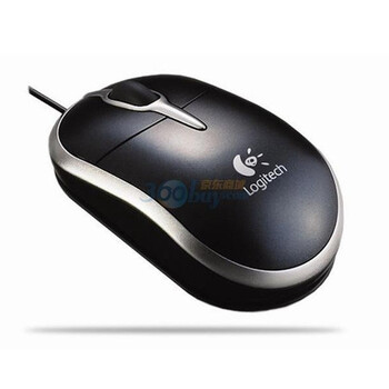 罗技(Logitech)迷你星貂 笔记本鼠标 银黑色