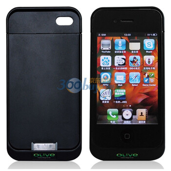 橄榄（OLIVE） iPhone4电池包GL-BC005DB 适用于Iphone4/Iphone4S