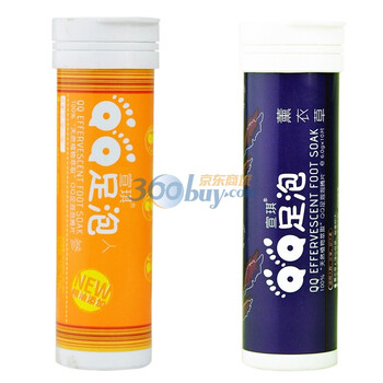 宣琪QQ足泡泡腾片套装（人参精华5g*10片+薰衣草精华6g*10片）